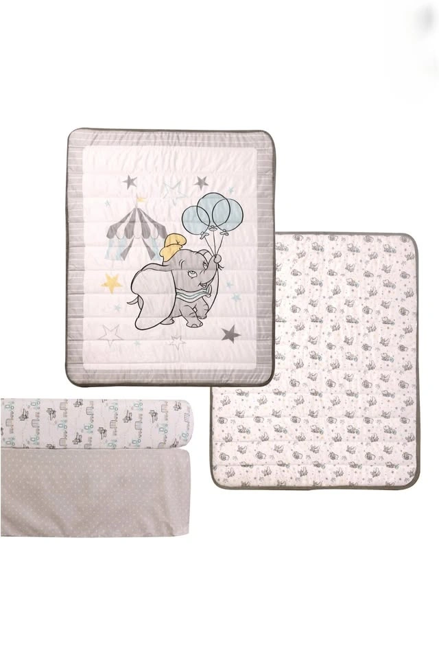 Disney Dumbo 3-Piece Crib Set + Change Pad Cover - photo 2