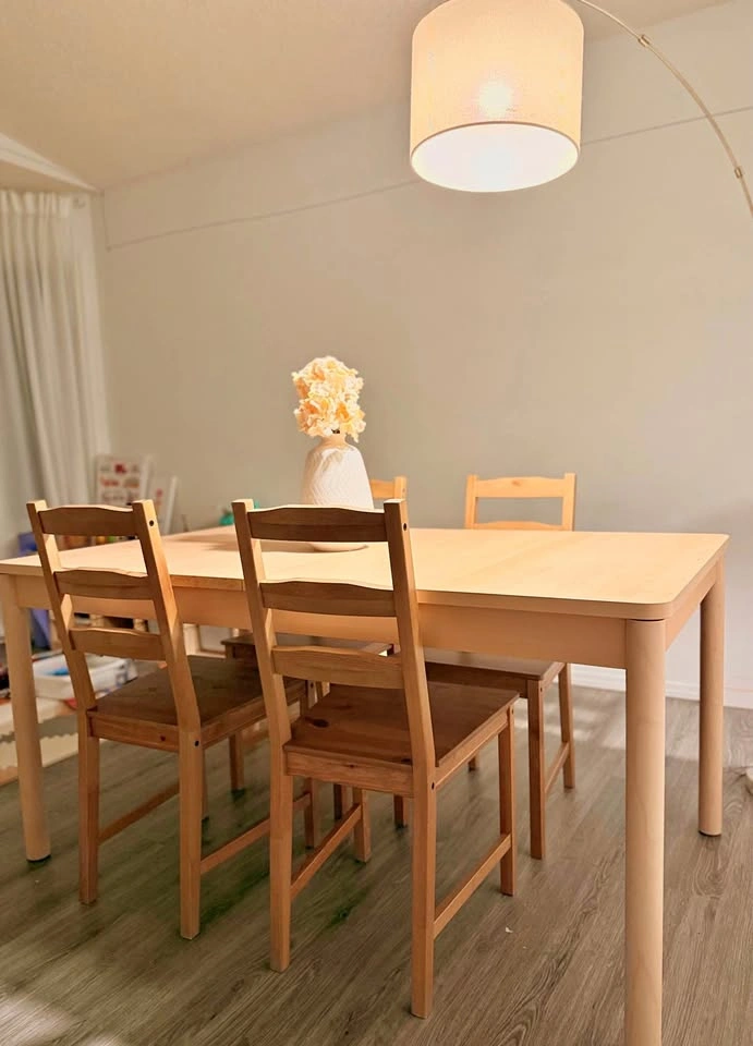 Ikea RONNINGE dinning table + 4 Chairs