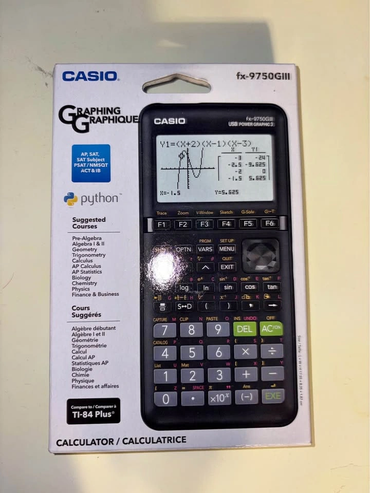 SEALED Casio fx-9750GIII Graphing Calculator