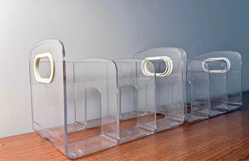 2 Clear Book/File Organizer