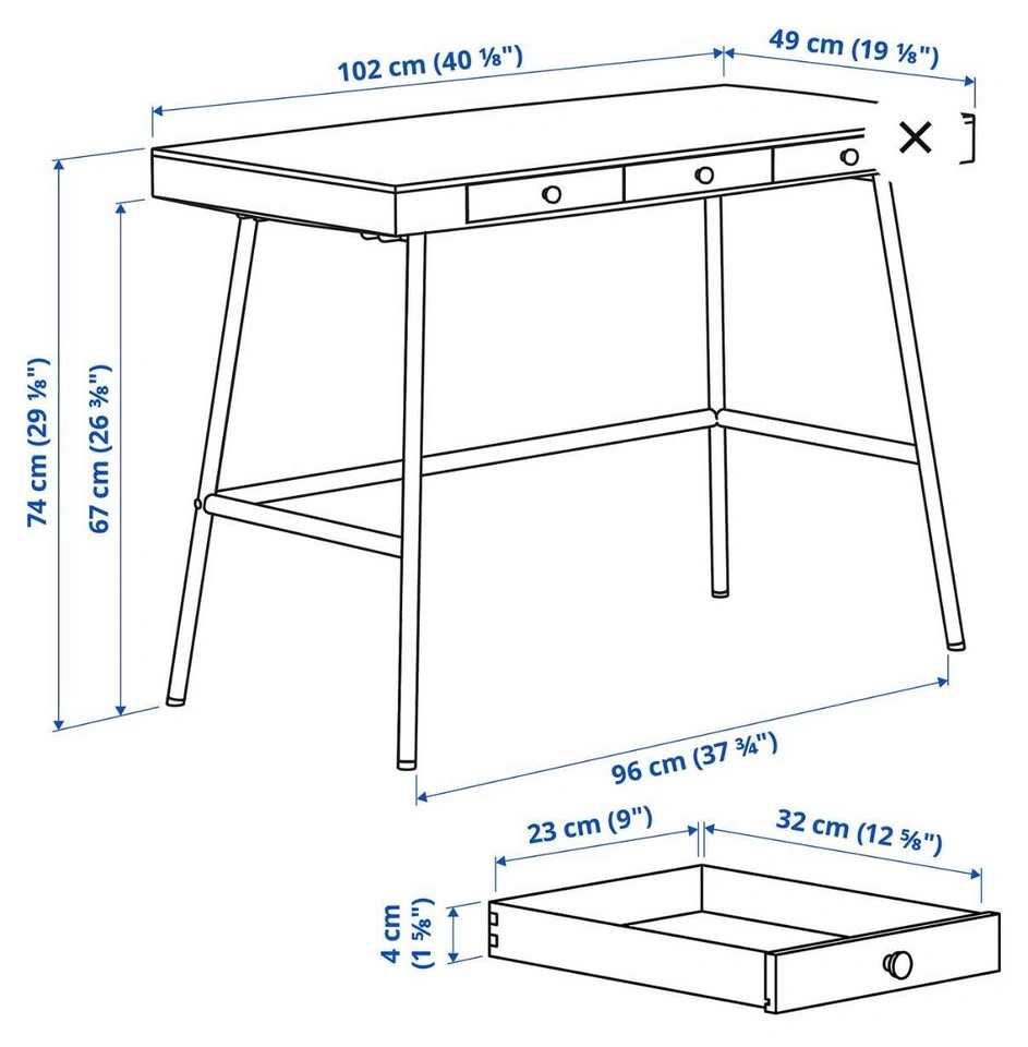 IKEA LILLASEN Desk - photo 4