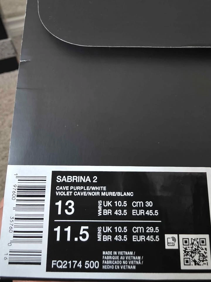 Nike Sabrina 2 Cave Purple *firm price* - photo 3