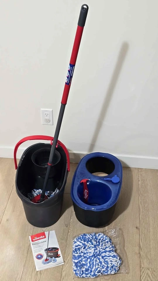 Vileda EasyWring RinseClean Spin Mop & Bucket System