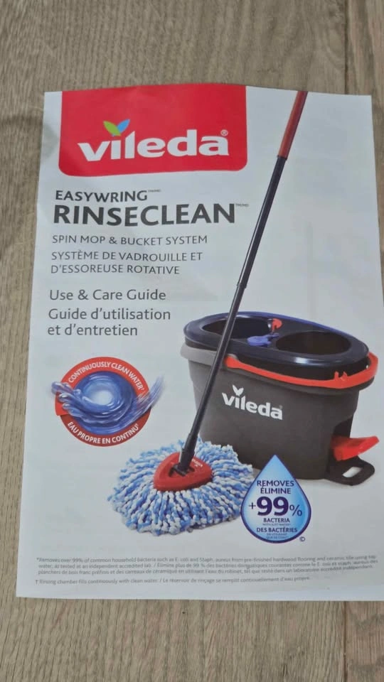 Vileda EasyWring RinseClean Spin Mop & Bucket System - photo 2