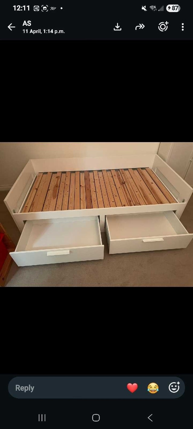 ikea day bed white