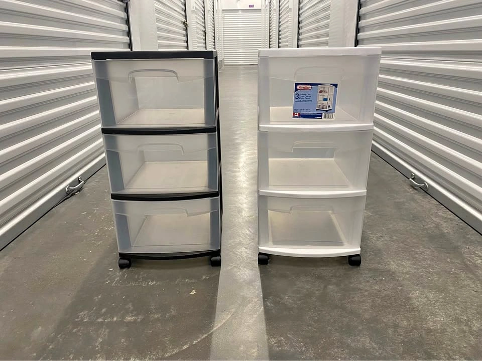 Sterilite 3-Drawer Storage Cart – White – Excellent Condition