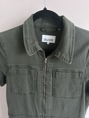 DUER LuxTwill Boiler Suit Dark Green - photo 3