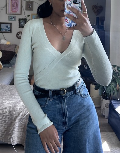 One Grey Day Los Angeles Blue Bodysuit - Size Medium
