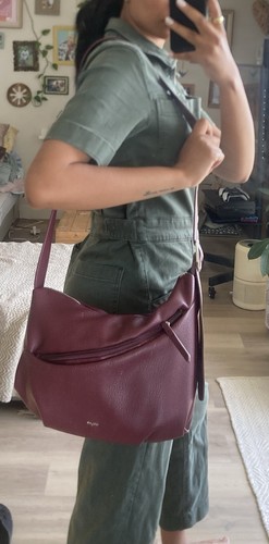 Co-Lab Marilyn Messenger Bag in Burgundy