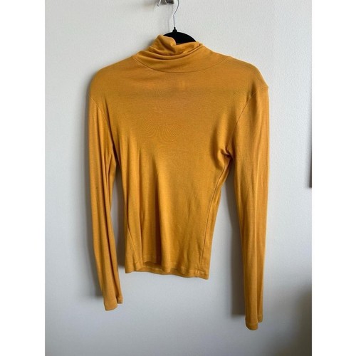 KOTN Yellow Turtleneck Top - photo 2