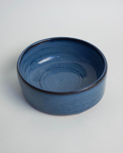 Handade Blue Ceramic Dog Food Bowl | Dog Water Bowl - photo 2