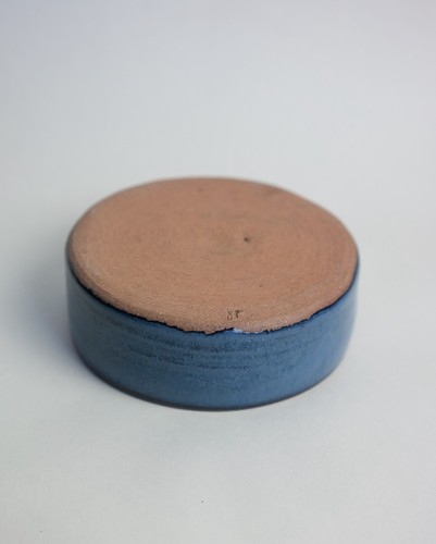 Handade Blue Ceramic Dog Food Bowl | Dog Water Bowl - photo 4