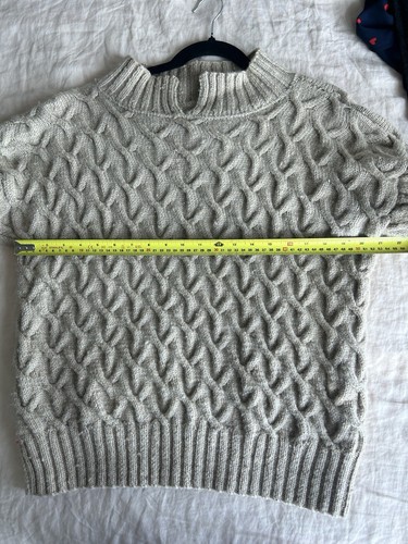 Honeycomb Knit 100% Wool Sweater - photo 4