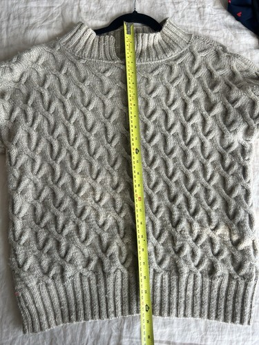Honeycomb Knit 100% Wool Sweater - photo 5