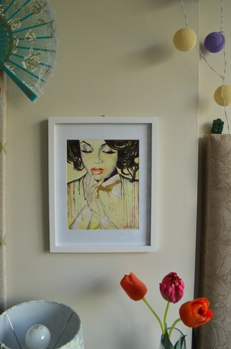 Tyra Banks Watercolour Ink Portrait ART PRINT Original Artwork - photo 3