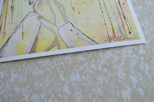 Tyra Banks Watercolour Ink Portrait ART PRINT Original Artwork - photo 5