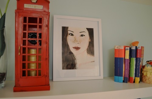 Lucy Liu Watercolour Beautiful Asian Portrait ART PRINT - photo 2