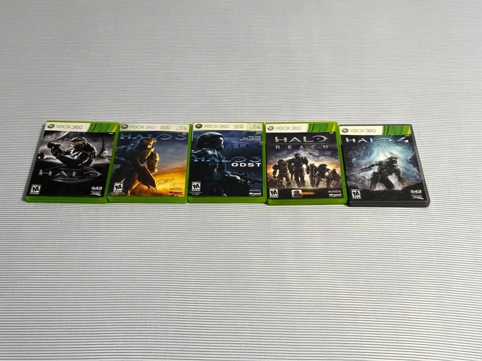 Xbox 360 Halo Games Bundle - 5 Titles