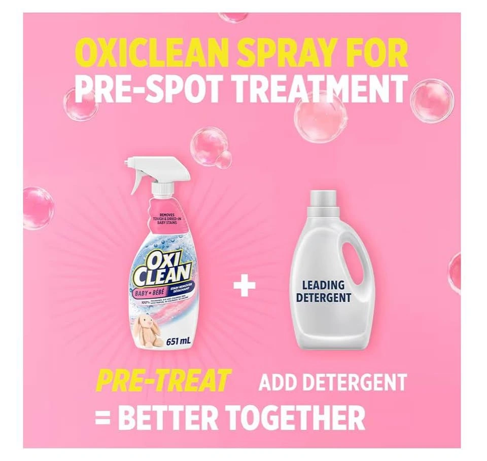 Oxi Clean Baby Stain Remover Spray 651ml - photo 5
