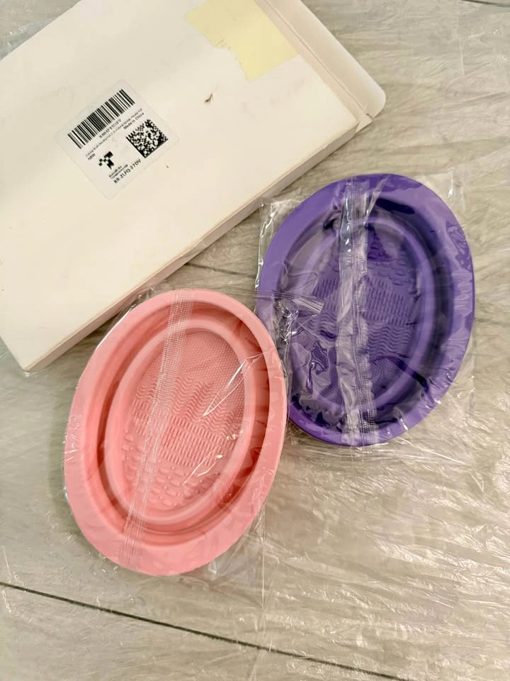 Make Up Brush Cleaning Mat/Bowl 2pcs