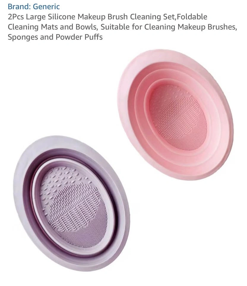 Make Up Brush Cleaning Mat/Bowl 2pcs - photo 2
