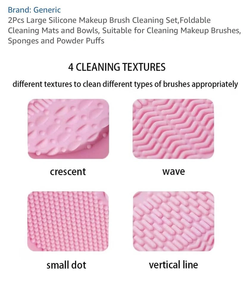 Make Up Brush Cleaning Mat/Bowl 2pcs - photo 4