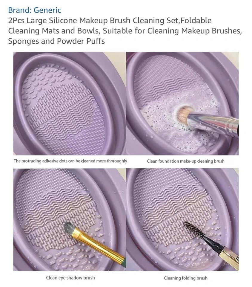 Make Up Brush Cleaning Mat/Bowl 2pcs - photo 5