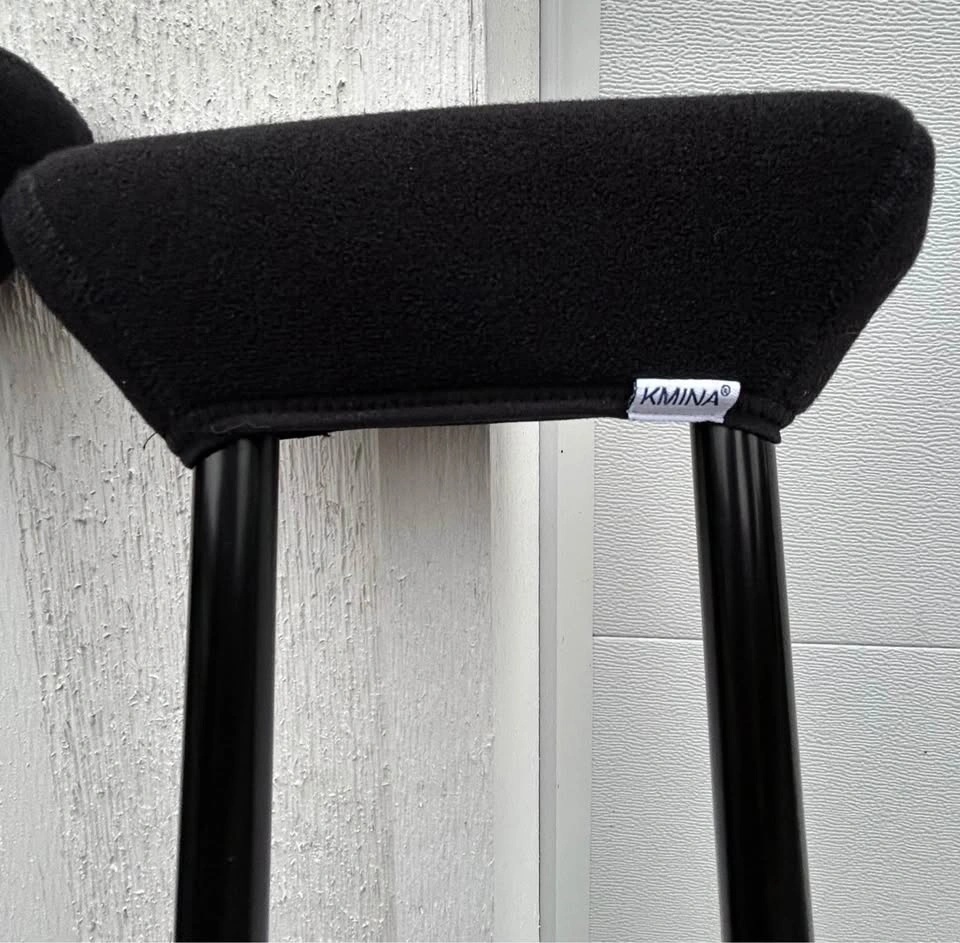 $30 Black Crutches, Size L, Made in Europe by Kmina - photo 3