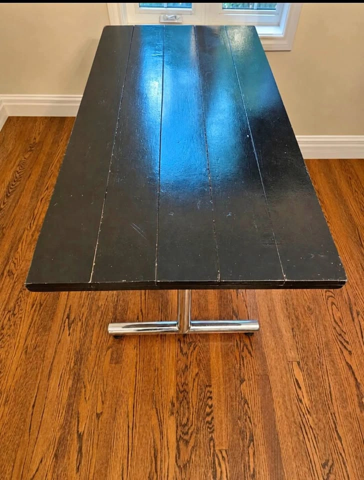 Modern industrial-style table