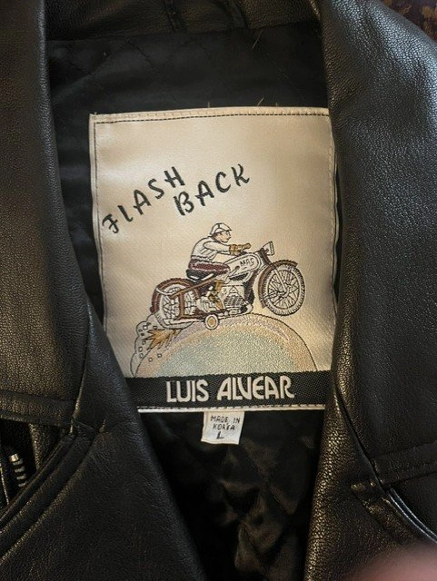 90's Luis Alvear Leather Motorcycle Jacket - photo 2