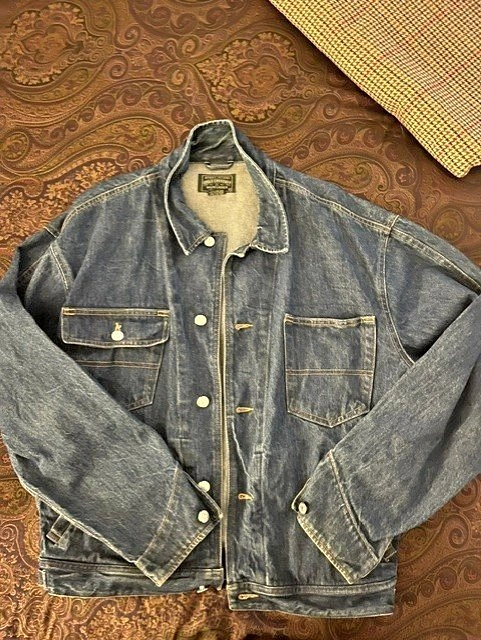 Vintage Ralph Lauren Denim Jacket with Flag