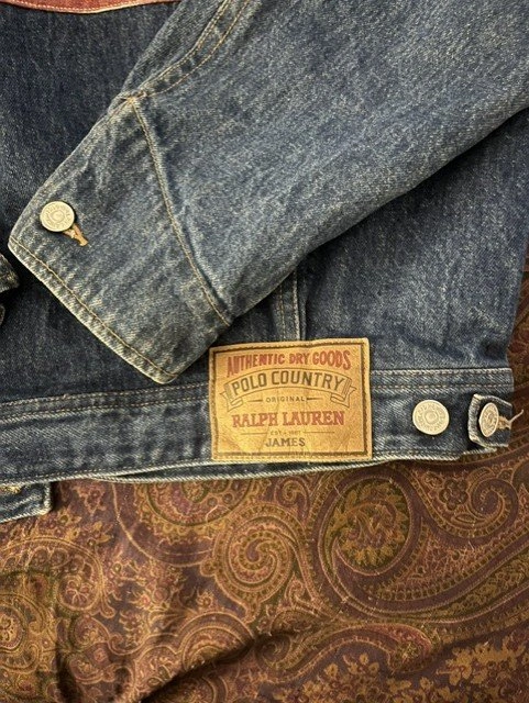 Vintage Ralph Lauren Denim Jacket with Flag - photo 3