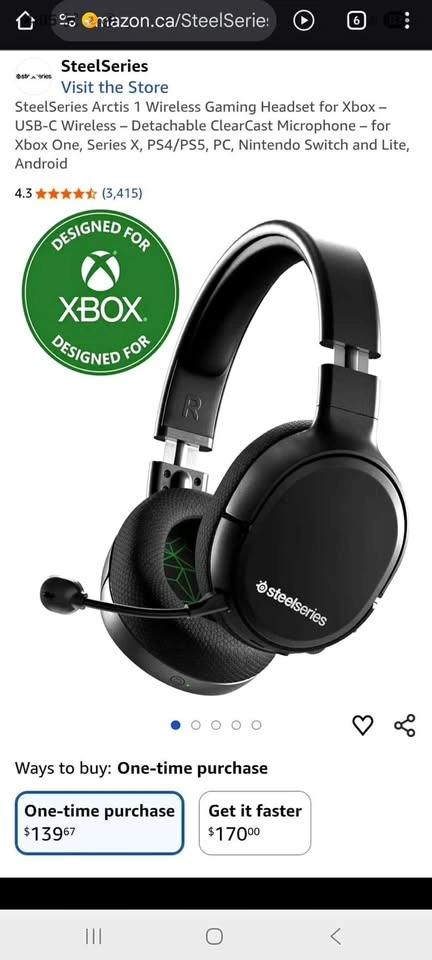 wireless gaming head set