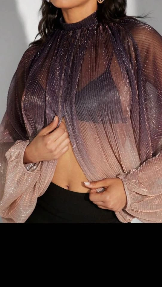 Brand New Ladies Size 3XL Sheer Over Top New without Tags - photo 3