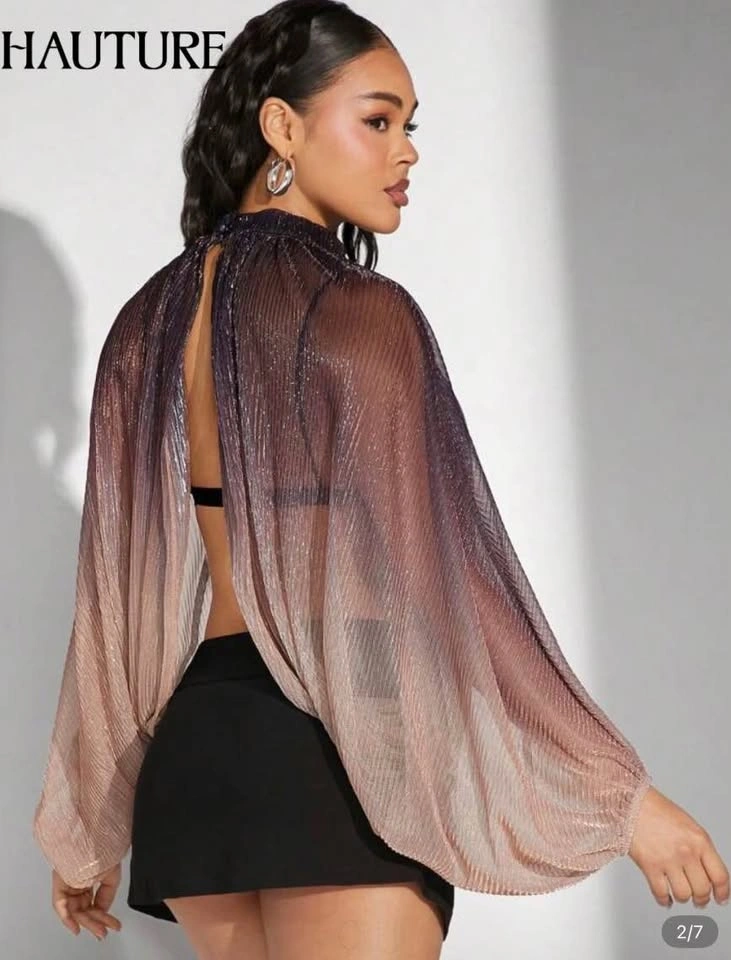 Brand New Ladies Size 3XL Sheer Over Top New without Tags - photo 5