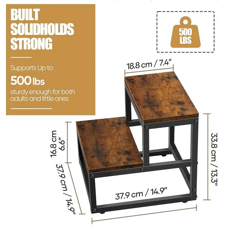 Indoor / Outdoor 2 Step Stool - 500lbs Capacity - Brand New - photo 5