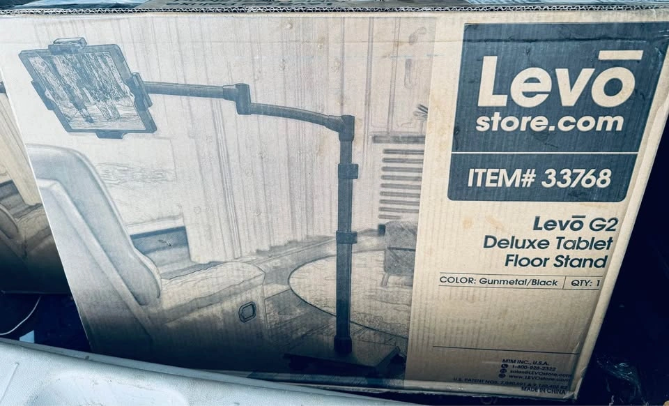 LEVO G2 Deluxe Tablet Rolling Floor Stand