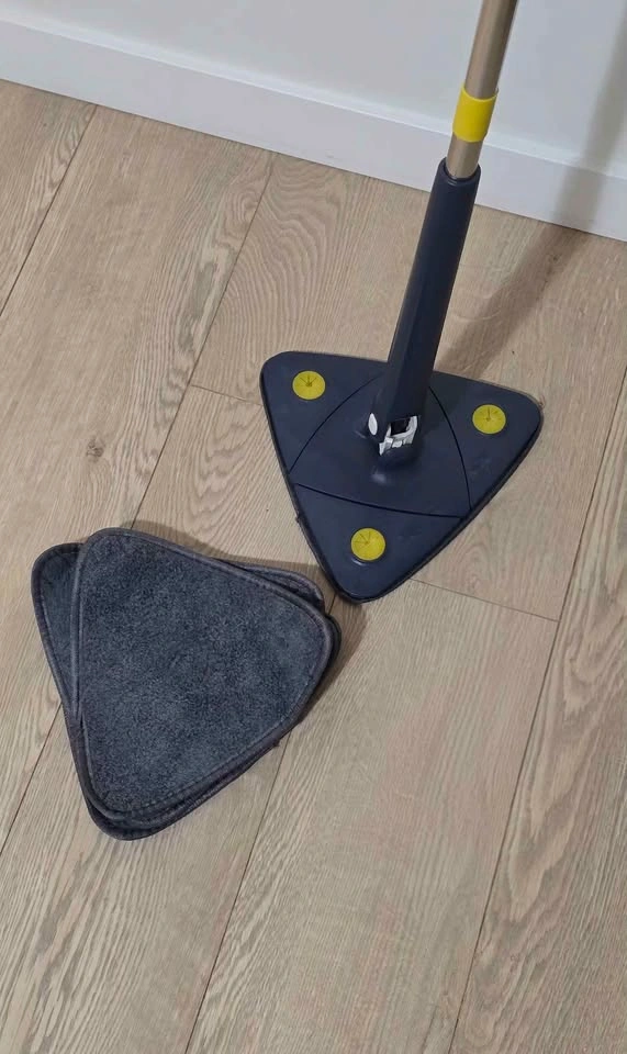 1 Set, 1 Mop + 5 Replacement Pads, Triangular Mop - photo 4