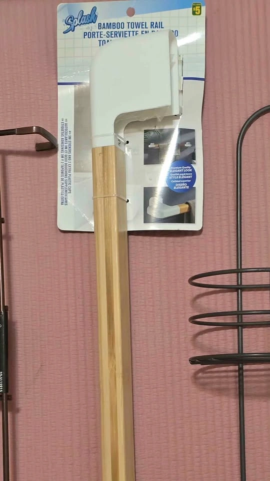 Bathroom Organization Set - Over the Door Hooks, Towel Rail - photo 3