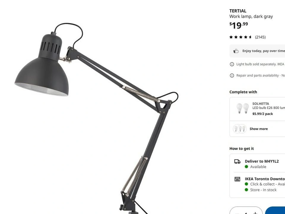 Work-Desk Lamp - IKEA TERTIAL - photo 3