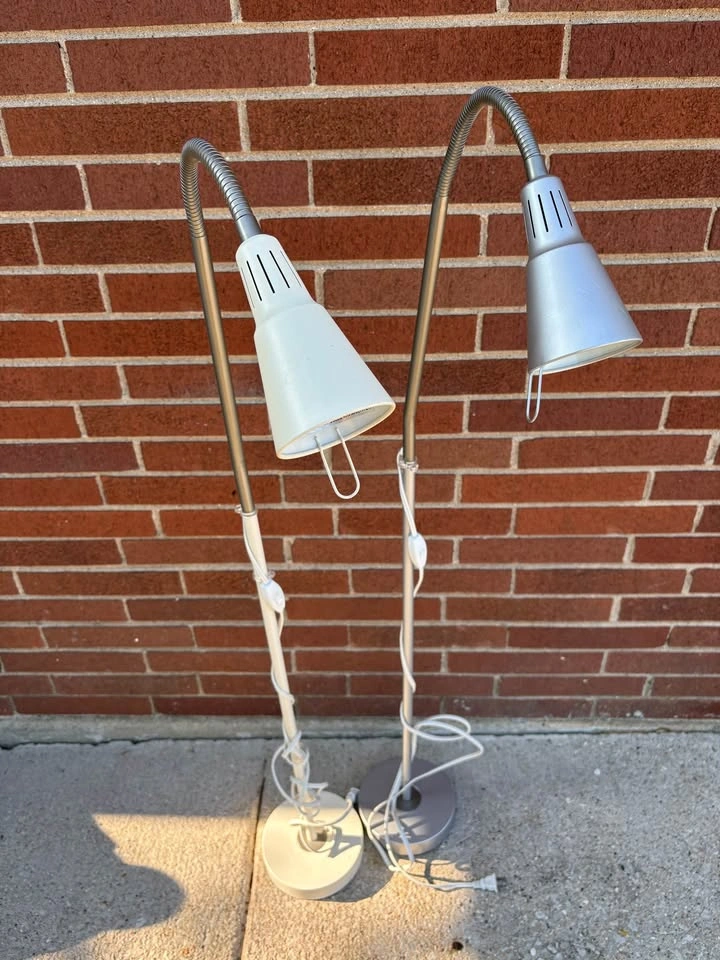 Pair of IKEA KVART Adjustable Floor Lamps - photo 5