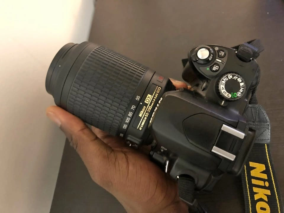 Nikon D60 with AF-S 55-200mm lens