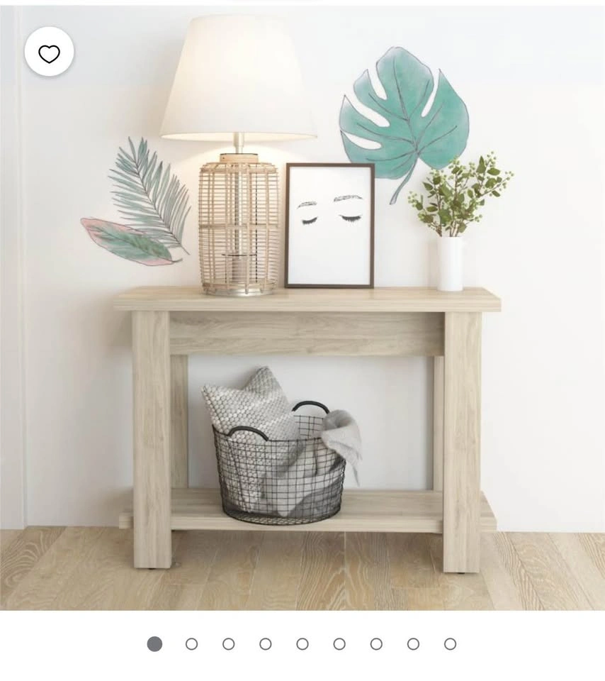 Light wood entryway table / console table - photo 2