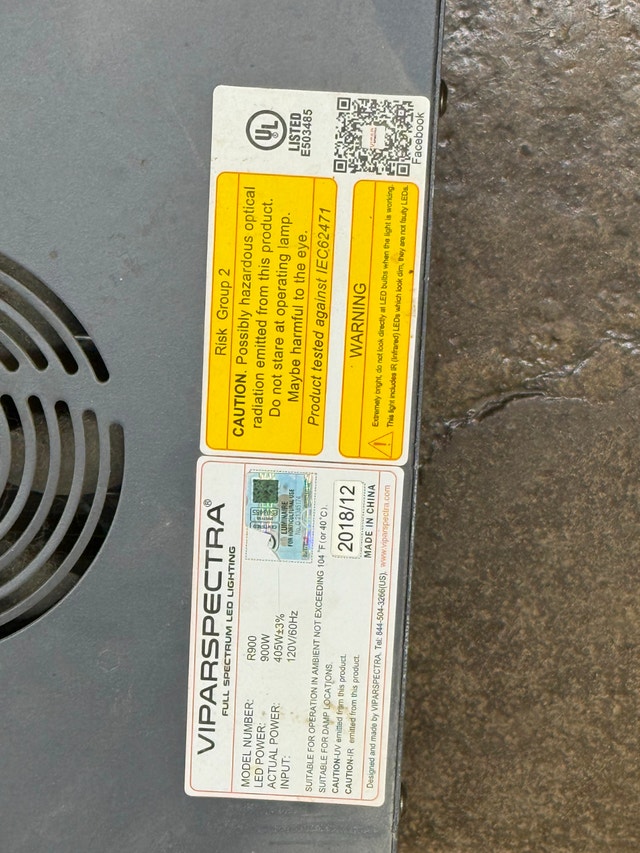 Viparspectra Reflector Series R900 900W LED Grow Light - photo 3