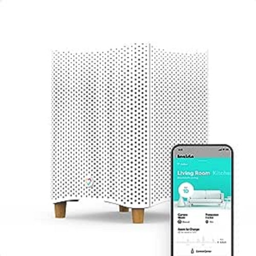 Mila Air Purifier Ideal for Large Room or Bedroom, Quiet-Mode