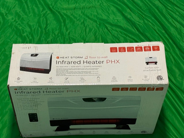 Heat Storm Phoenix Infrared Space Heater with Attachable Feet