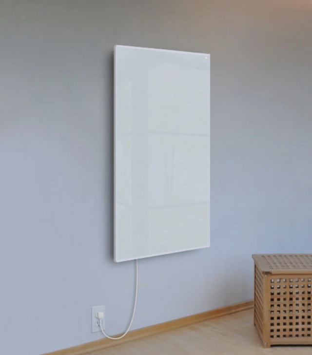 Ember Glass Radiant Panel Heater - White - 800W - 47ʺ x 24ʺ - photo 2