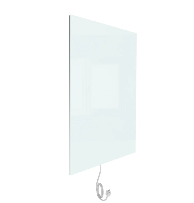 Ember Glass Radiant Panel Heater - White - 800W - 47ʺ x 24ʺ - photo 3