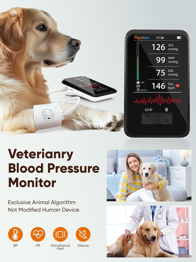 Veterinary Blood Pressure Monitor for Dogs Cats, Rechargeable - photo 3