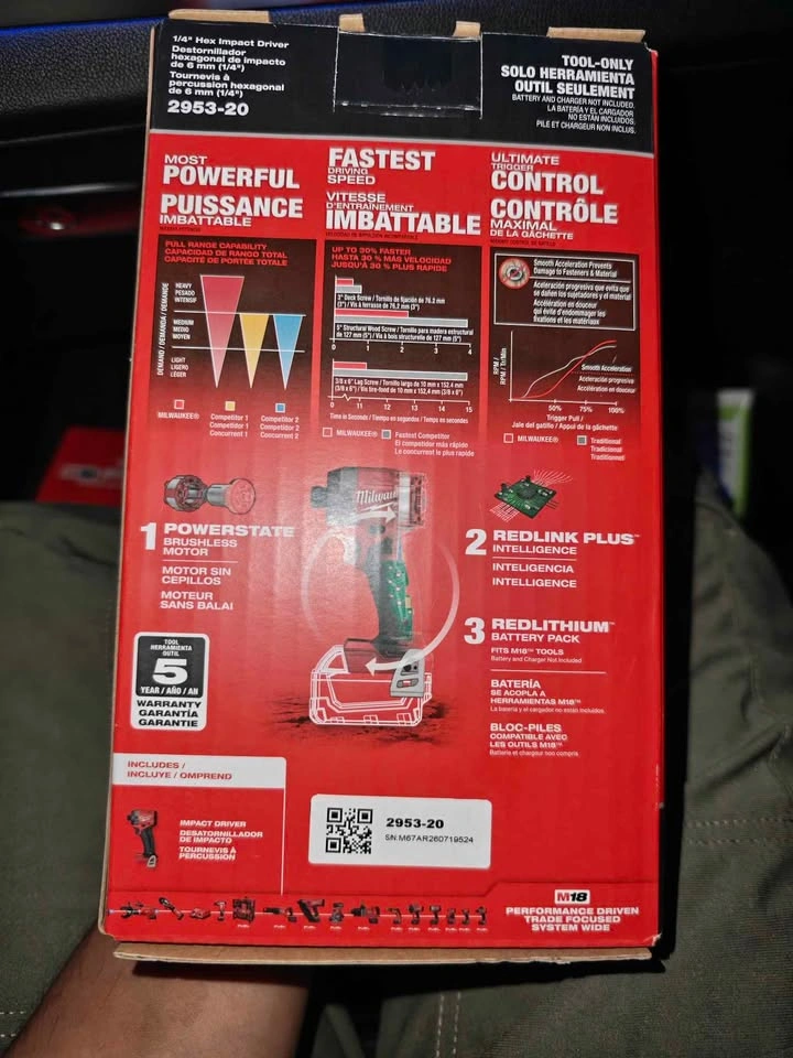Milwaukee M18 Hex impact driver - photo 5